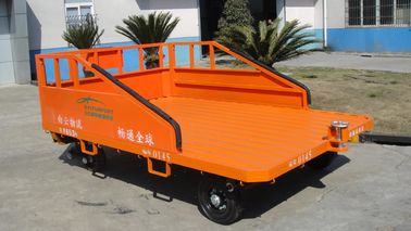 الصين ثلاثة معدات دعم الأرض Railsaviation 1500 كجم بضائع دوللي مقطورة اللون البرتقالي المزود