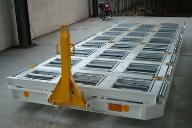 الصين متعددة الوظائف حاوية البليت دوللي 120 × 80 × 5 مستطيلة الأنابيب توالت المزود